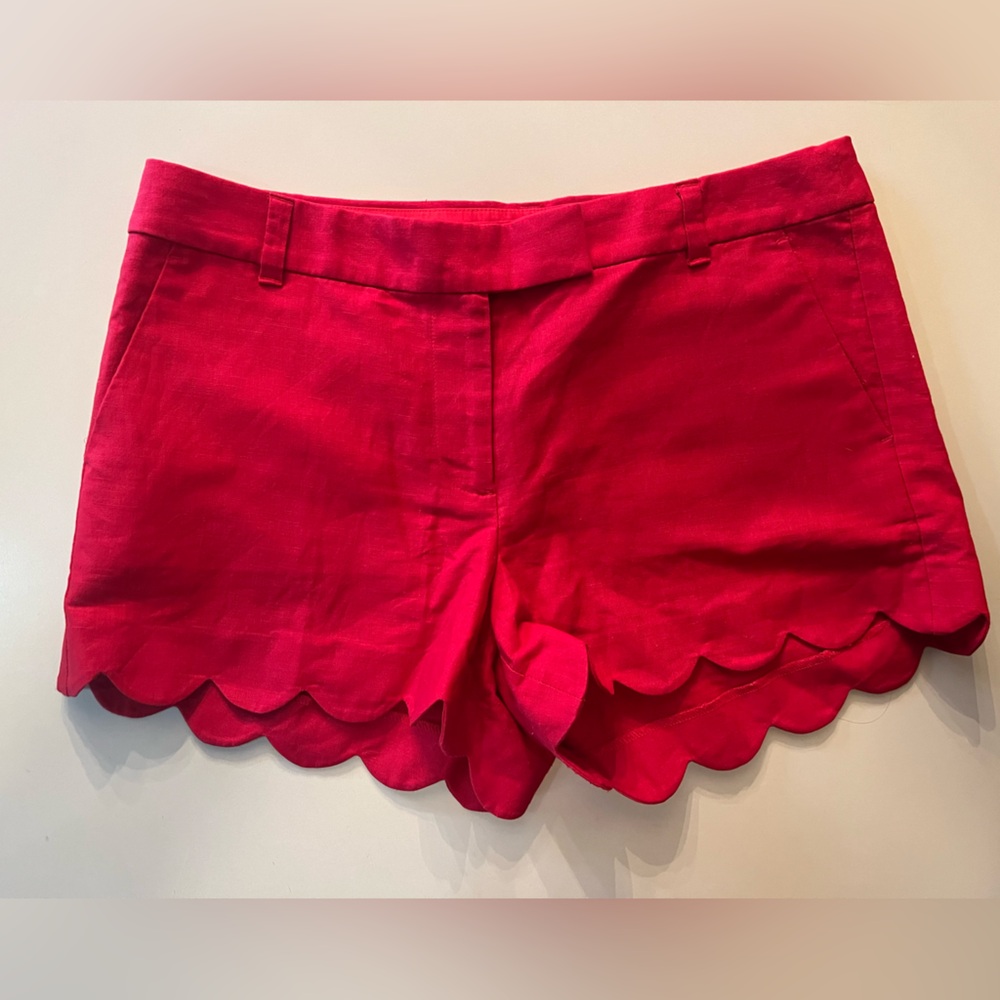 J.Crew size 12 women’s red shorts